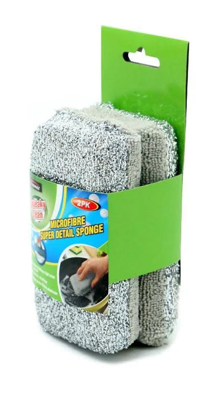2PK Microfibre Kitchen Cleaning Sponge