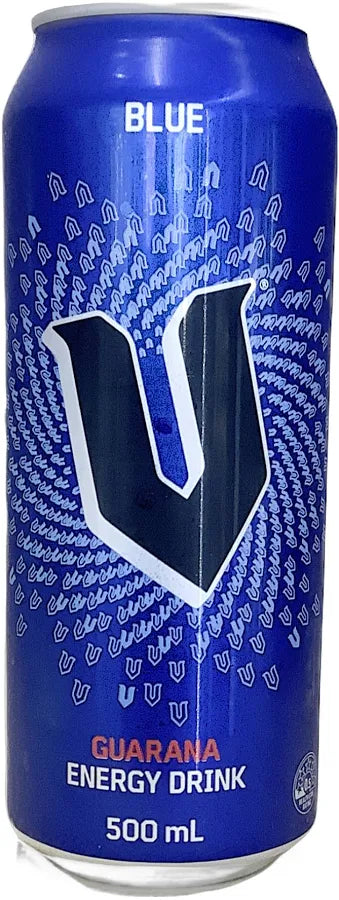 V Energy Drink Blue 12 X 500ml Can