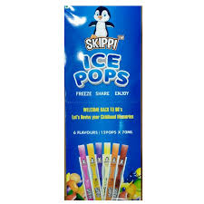 Skippi - Ice Pops - Sky Blue 70ml x 12 Pack