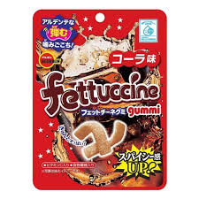 Japan Bourbon Fettuccine Gummy Cola Flavor 50g * 10 Pack