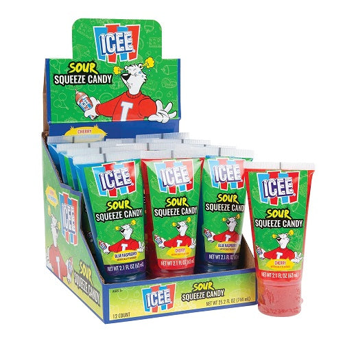 Icee Sour Squeeze Candy Candy 62ml * 12 Pack