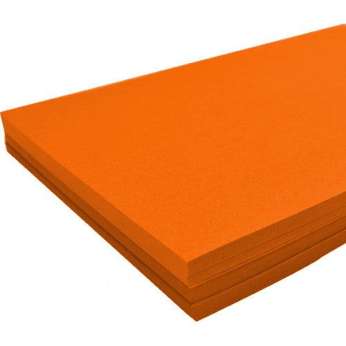 Rainbow Spectrum Board 220GSM A4 100 Sheets Orange.