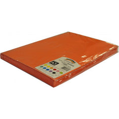 Rainbow Spectrum Board 220gsm A3 100 Sheets Orange.