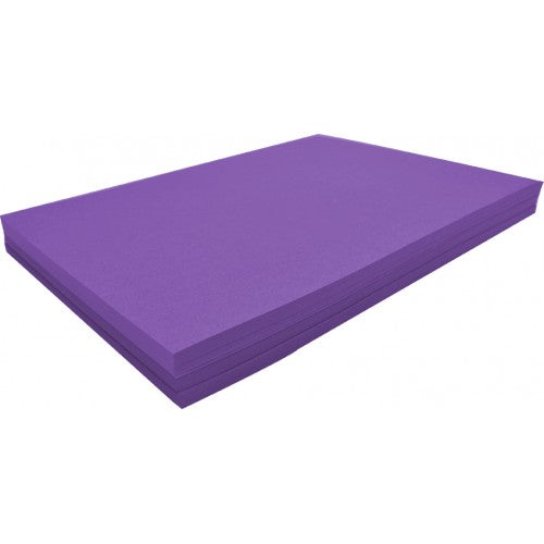 Rainbow Spectrum Board 220GSM 510mm X 640mm 100 Sheets Purple.