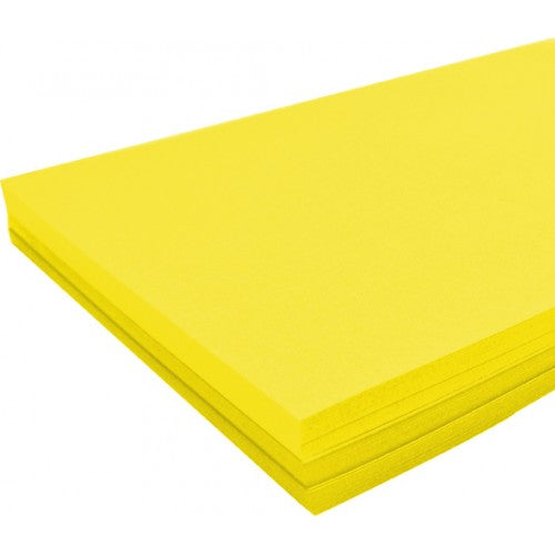 Rainbow Spectrum Board 220GSM A4 100 Sheets Yellow.