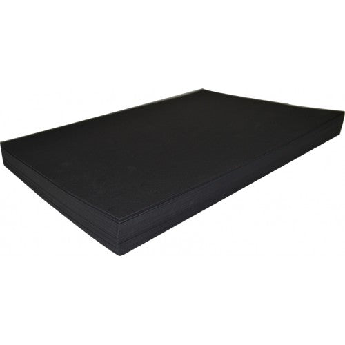 Rainbow Spectrum Board 220GSM 510mm X 640mm 100 Sheets Black.