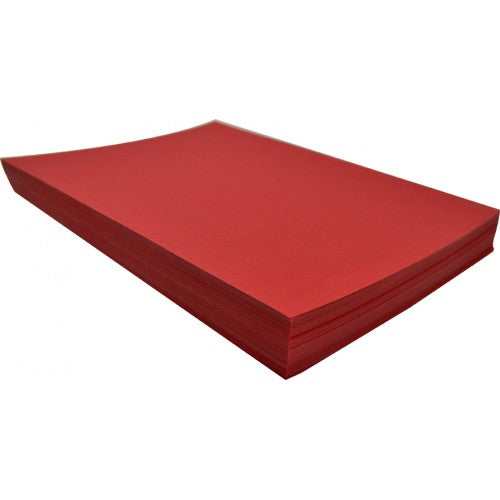 Rainbow Spectrum Board 220gsm A3 100 Sheets Red.