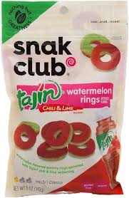 Snak Club Tajin Chili & Lime Watermelon Rings 142g * 6 Pack