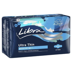 Libra Invisible Pads Regular With Wings 20 Pack