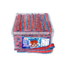 TNT Sour Straps Blue Raspberry Tub 200 Pieces