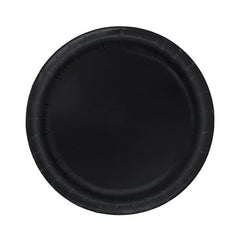 Festive Black Dessert Plate 180Mm 50pk