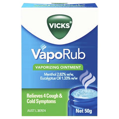Vicks VapoRub Ointment Decongestant Chest Rub Jar 50g