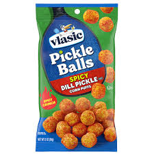Vlasic Pickle Balls Spicy Dill Pickle Corn Puffs Bag 56G*12 Pack