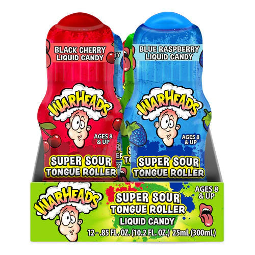 Warheads - Super Sour - Tongue Roller - Liquid Candy - 25mL x 12 Pack