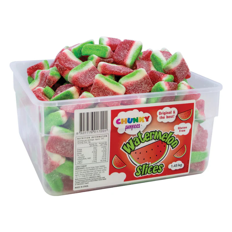 Chunky Funkeez Tub - Watermelon Slices 1.45kg