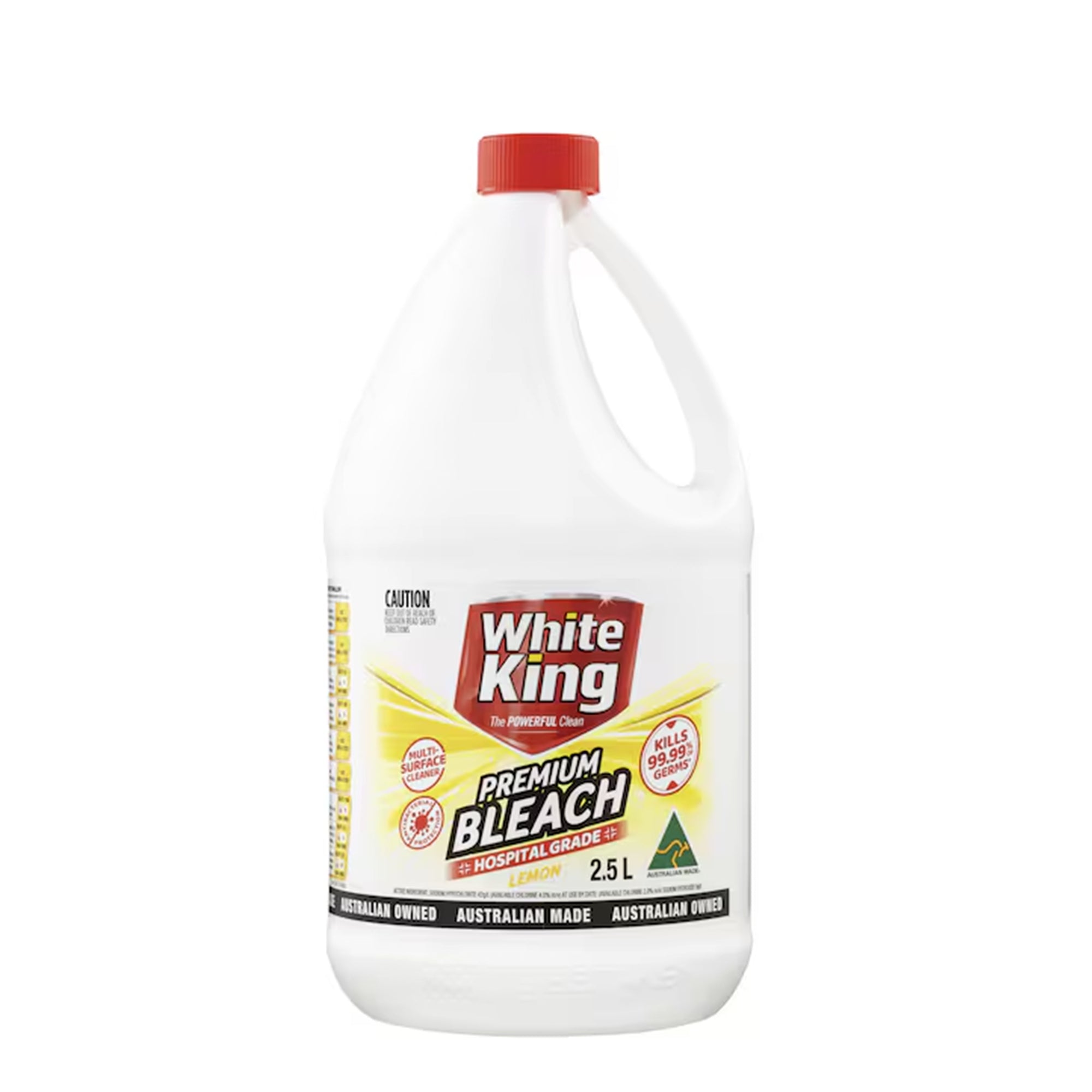 White King  Premium Liquid Lemon Bleach 2.5L