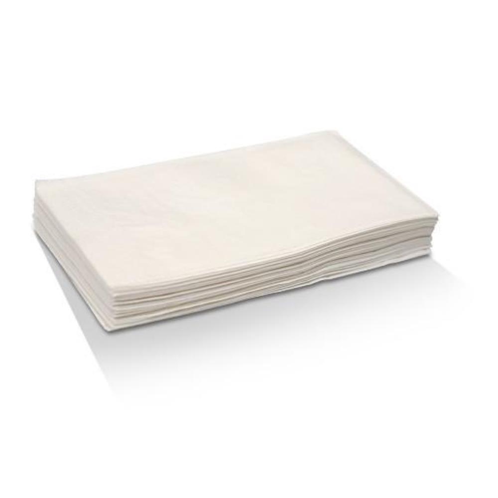 Bundle - Provada 2 ply 100 sheet White GT fold quilted dinner napkin 10pk x 40x40