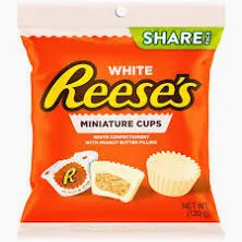 Reese White Chocolate Peanut Butter Miniature Cups 120g * 12 Pack