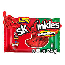 Lucas Skwinkles Salsagheti Watermelon Flavour 24g * 12 Pack