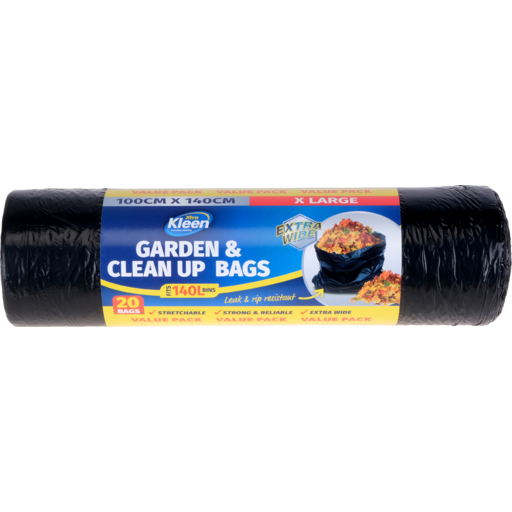 Xtra Kleen Garden & Clean Up Bags 140L 10 Pack