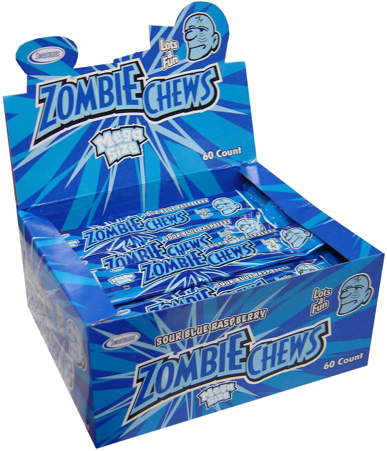 28G Zombie Chew Blue Raspberry